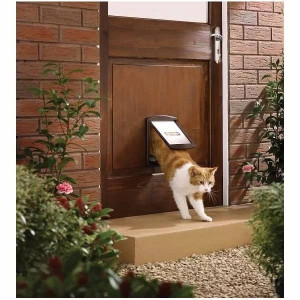 Petsafe Staywell Original iebūvējamās durvis S Brown